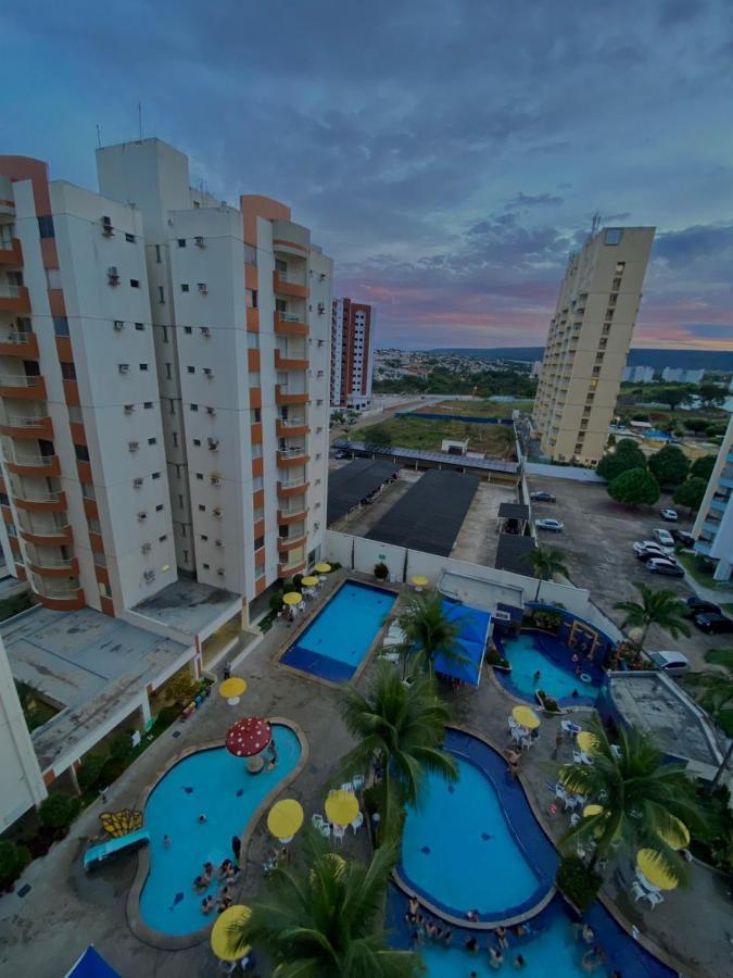 Jardins Das Thermas - Caldas Novas Vista Para Piscina Bagian luar foto
